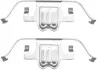Планка супорта (заднього) прижимна (к-кт) BMW 5 (E60)/X5 (E70)/X6 (E71/F16) 01- (Teves) TEXTAR 82072700 (фото 2)