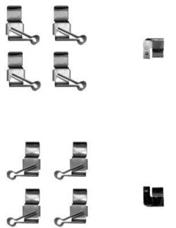 Комплект монтажный тормозных колодок TEXTAR 82509200