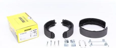 Колодки тормозные стояночного тормоза TEXTAR 91066700