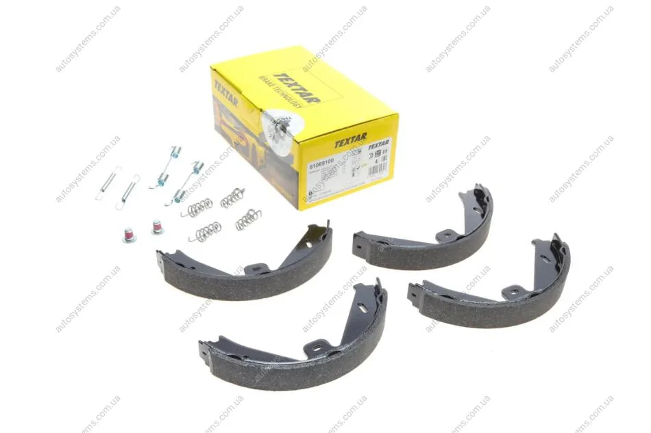 Колодки ручника MB E-class (E212)/B-class (W245) 09- (180x25) TEXTAR 91069100 (фото 1)