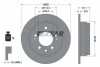 Диск гальмівний (задній) Hyundai I30/ix35/Kia Cee\'D/Sportage 08- (262x10) PRO TEXTAR 92161703 (фото 6)