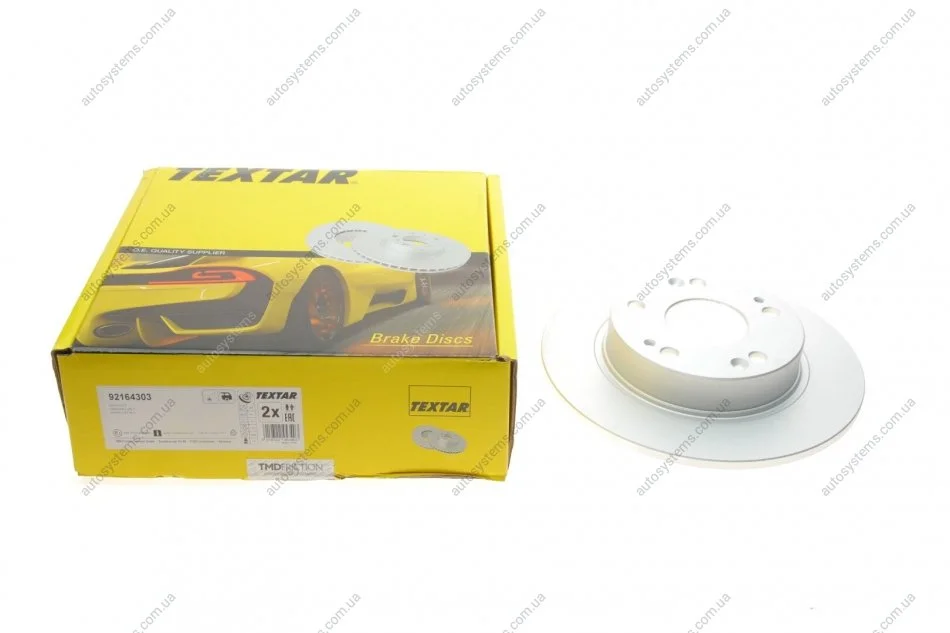 Диск гальмівний (задній) Honda Civic VIII/IX 05- (260x9) PRO TEXTAR 92164303 (фото 1)