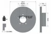 Диск гальмівний (передній) BMW 3 (E90/E91/E92) /X1 (E84) 11- (312x24) PRO+ TEXTAR 92176105 (фото 5)