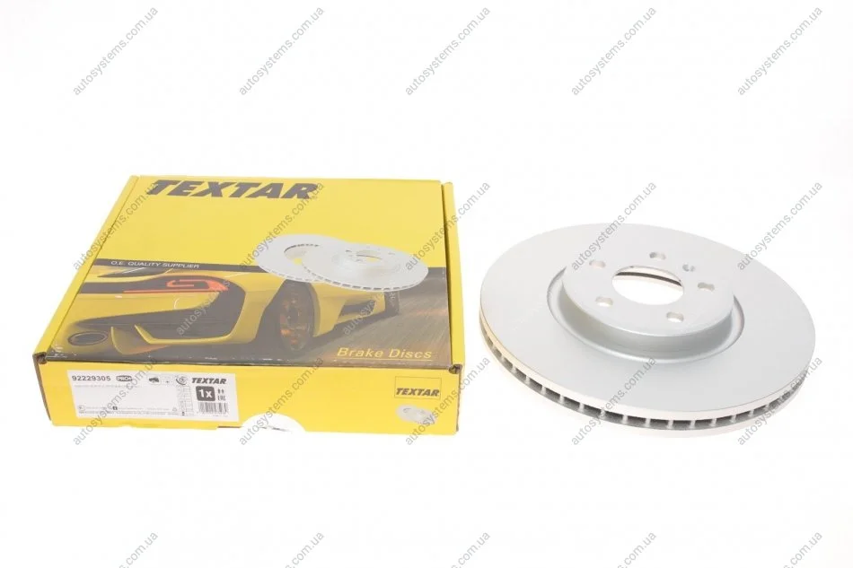 Диск гальмівний (передній) Audi A4/A6/A7/Q5 07- (320х30) PRO+ TEXTAR 92229305 (фото 1)