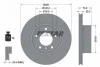 Диск гальмівний (передній) BMW 1 (F20)/3 (F30)/4 (F32) 11- (300x22) PRO+ TEXTAR 92238505 (фото 2)