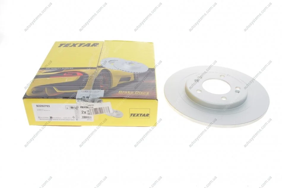 Тормозной диск TEXTAR 92252703 (фото 1)