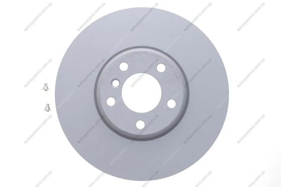 Диск гальмівний (передній) BMW 5 (F10/F11)/6 (F12/F13)/7 (F01-F04) 09- (348x36) (R) PRO+ TEXTAR 92253825 (фото 1)