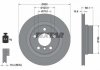 Диск гальмівний (задній) BMW 1 (F20/F21)/ 3 (F30/F31)/ 4 (F32/F36) 11- (300x19.9) PRO TEXTAR 92257203 (фото 2)