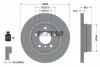 Диск гальмівний (задній) BMW 1 (F20/F21)/ 3 (F30/F31)/ 4 (F32/F36) 11- (300x19.9) PRO TEXTAR 92257203 (фото 5)