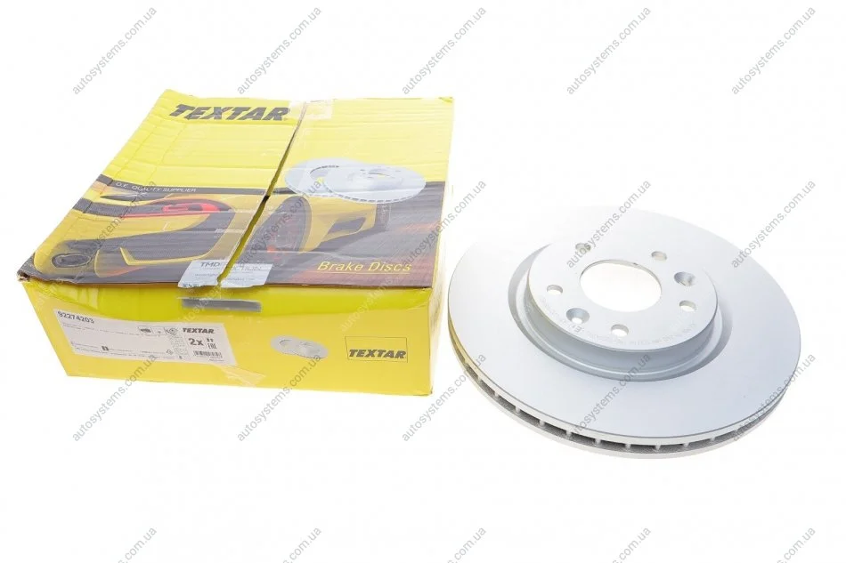 Диск гальмівний (передній) Nissan Qashqai II/X-trail 13-/ Leaf 14-/ Renault Kadjar 13- (296x26) PRO TEXTAR 92274203 (фото 1)