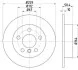Диск гальмівний (задній) Mini (F55/F56/F57) 13- (259x10) B36/B37/B38/B46/B47/B48 PRO TEXTAR 92279303 (фото 2)
