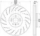 Диск гальмівний (передній) MB M-class (W166)/GL-class (X166) 12- (375x36) PRO+ TEXTAR 92279805 (фото 2)