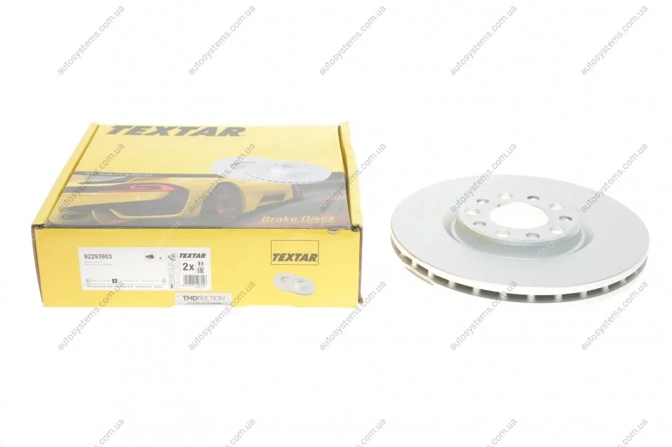 Диск гальмівний (передній) Fiat 500X/Jeep Compass/Renegade 14- (305x28) PRO TEXTAR 92293903 (фото 1)
