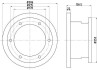 Тормозной диск задний невентилируемый TEXTAR 93127300 (фото 1)