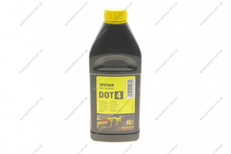 Рідина гальмівна DOT4 (1л) TEXTAR 95002200 (фото 1)
