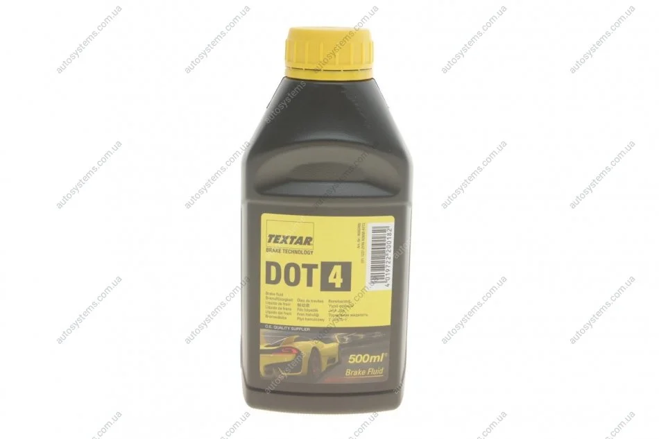 Рідина гальмівна DOT4 (0.5L) TEXTAR 95002400 (фото 1)