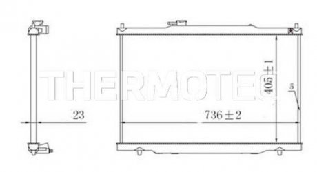 Радиатор THERMOTEC D7P019TT