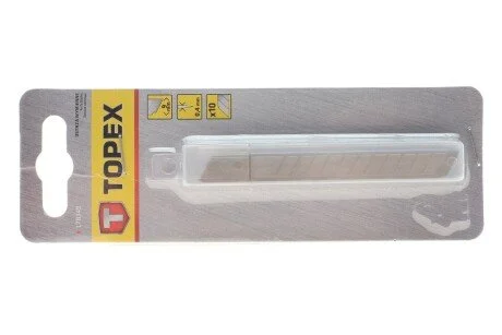 Лезо для ножа канцелярського (9mm) (к-кт 10шт) Topex 17B349