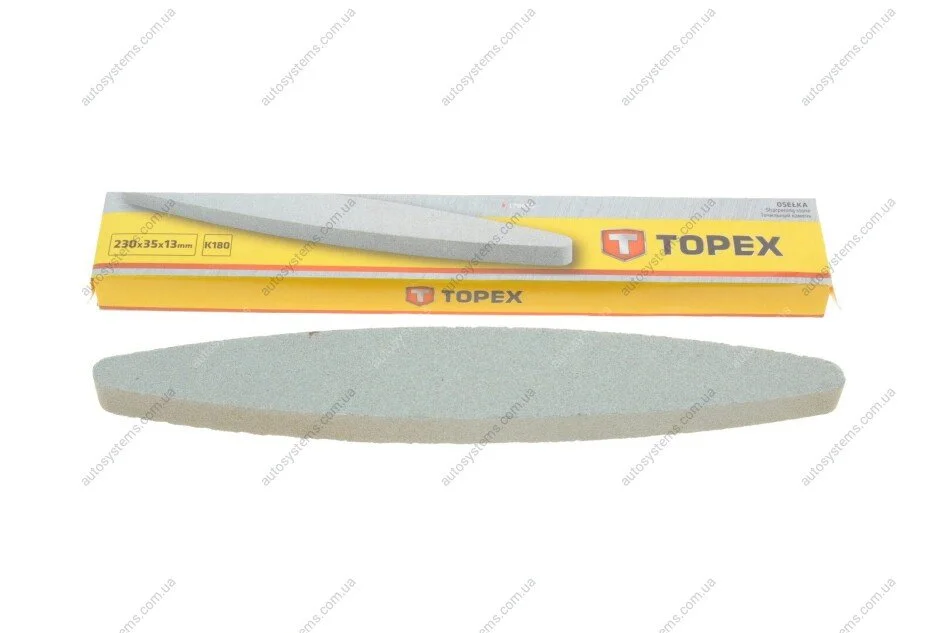 Брусок точильний овальний 230x35x13mm Topex 17B818 (фото 1)