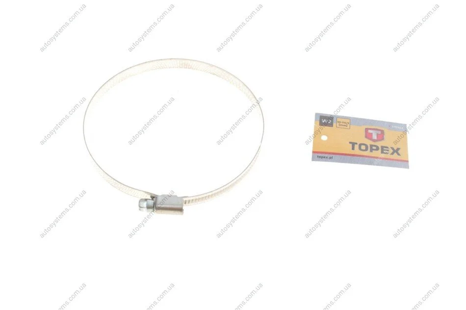 Хомут металевий (90-110/9mm) Topex 37D513 (фото 1)