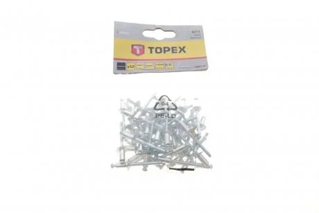 Заклепка Ø4,8x10 mm 50 од. Topex 43E502