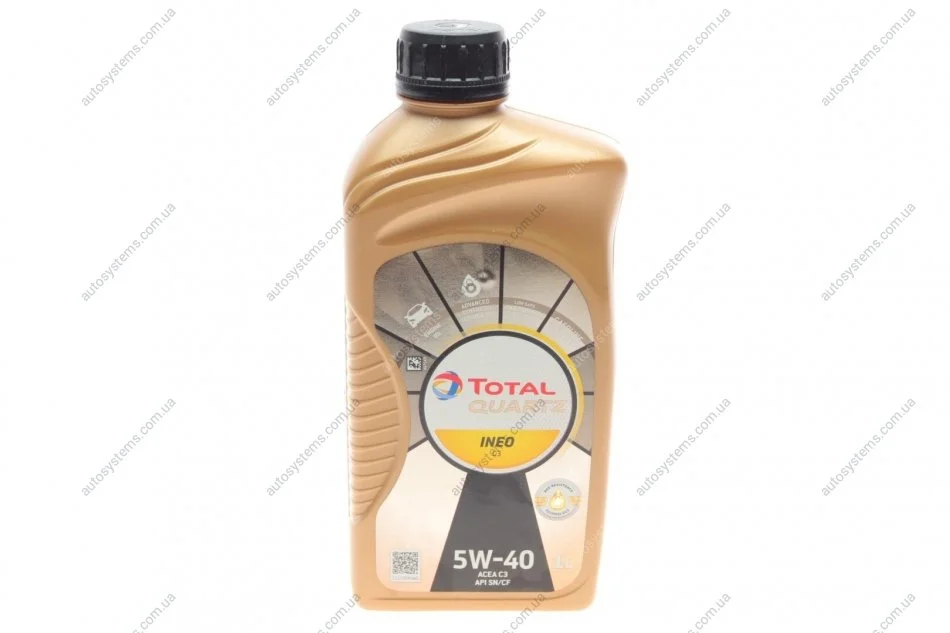 Олива 5W40 Quartz INEO C3 Dexos2 (1л) TOTAL 213789 (фото 1)