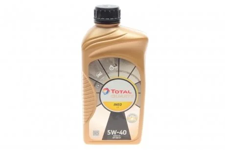 Олива 5W40 Quartz INEO C3 Dexos2 (1л) TOTAL 213789
