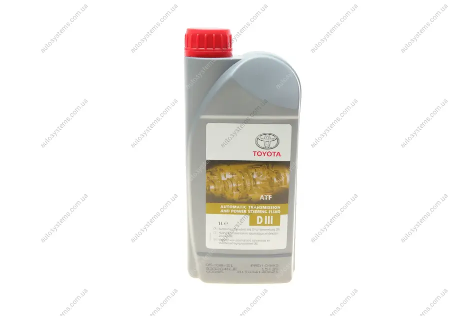Рідина гідравлічна D-III (банку 1л.) TOYOTA 0888680506 (фото 1)