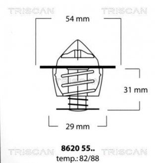 Термостат TRISCAN 86205582