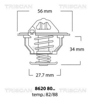 Термостат TRISCAN 8620 8088