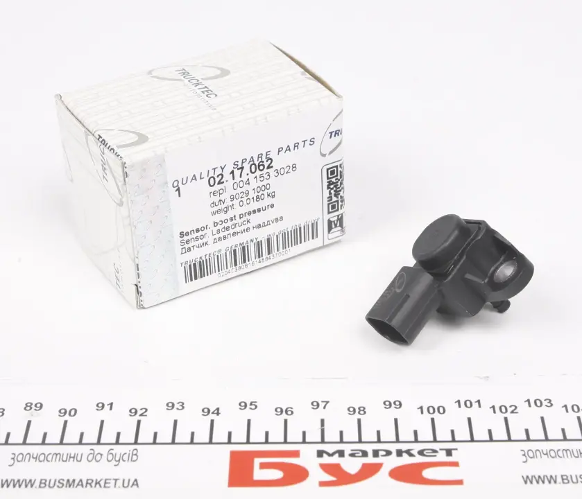 Датчик тиску наддува MB Sprinter 906/Vito (W639) 03-/VW Crafter 30-50 06- TRUCKTEC 02.17.062 (фото 1)