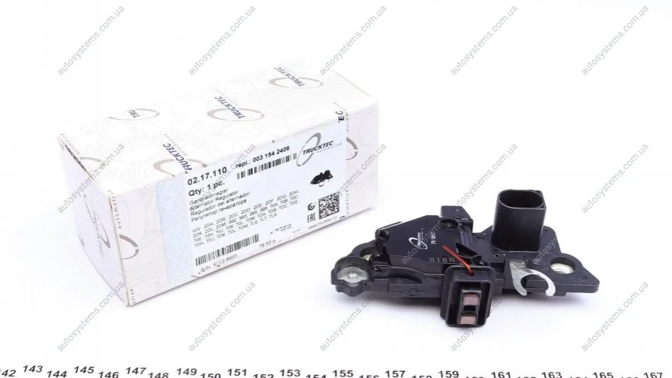 Реле генератора (14V) VW LT/T4 2.5TDI 96- (під фішку) TRUCKTEC 02.17.110 (фото 1)