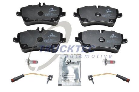 Тормозные колодки дисковые, комплект TRUCKTEC 02.35.127
