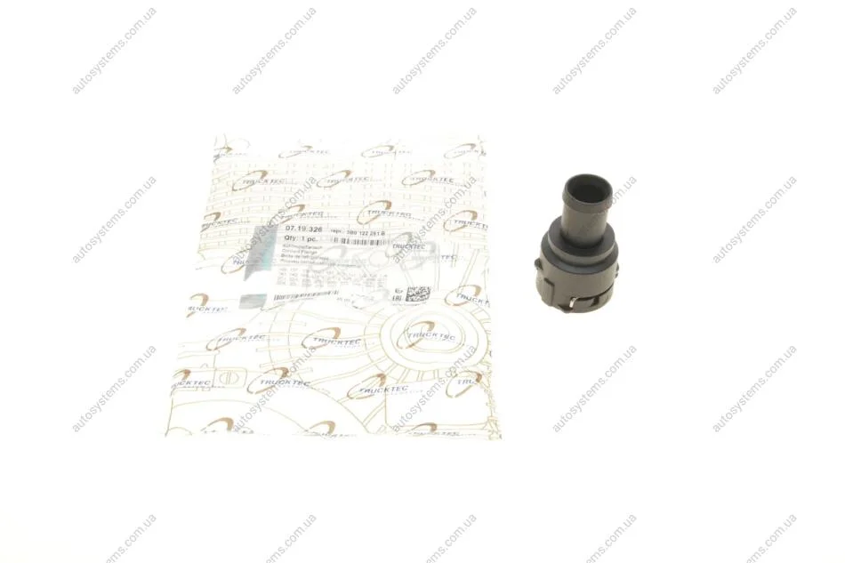 Фланець системи охолодження Audi A3/Skoda Octavia/Superb/VW Caddy/Golf/Passat/Touran/Tiguan 96- TRUCKTEC 07.19.326 (фото 1)