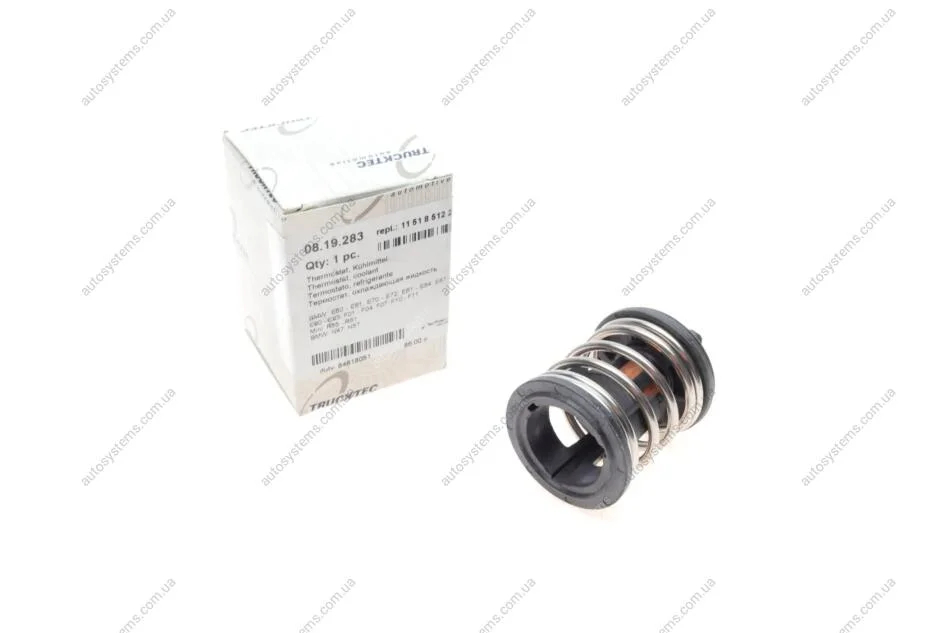 Термостат BMW 1 (E81/E87)/3 (E90/F30/F80)/5 (F10/F07) 1.6-3.0 D 07-19 (87°C) (N47/N57) TRUCKTEC 08.19.283 (фото 1)
