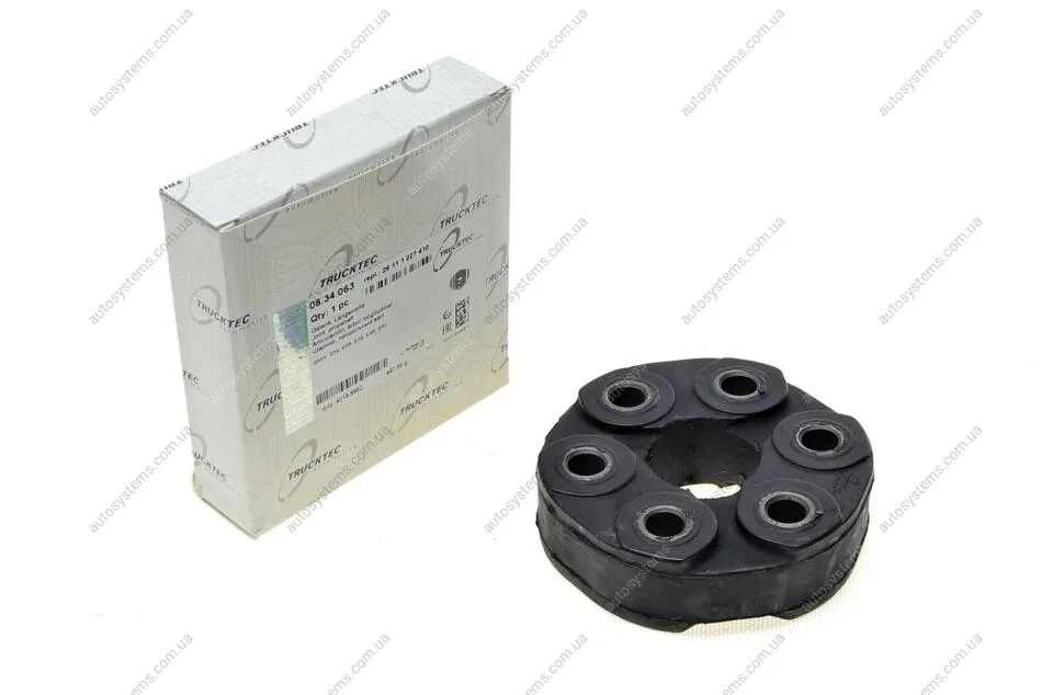 Муфта кардана еластична BMW 3 (E36/E46)/5 (E39) 90-05 (110mm) TRUCKTEC 08.34.063 (фото 1)