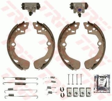 Колодки тормозные барабанные, комплект TRW BK1968