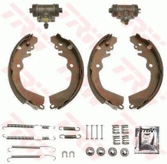 Колодки тормозные барабанные, комплект TRW BK2934