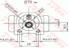 Цилиндр тормозной, колесный TRW BWD302 (фото 2)