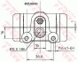 Цилиндр тормозной, колесный TRW BWN103 (фото 2)