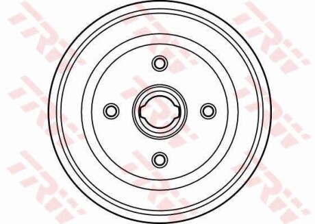 Тормозной барабан задний TRW DB4006