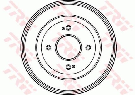 Тормозной барабан задний TRW DB4020