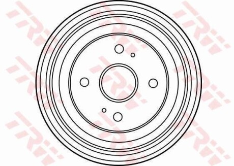 Тормозной барабан задний TRW DB4032