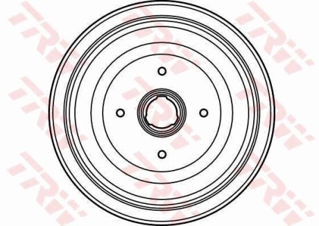 Тормозной барабан задний TRW DB4083