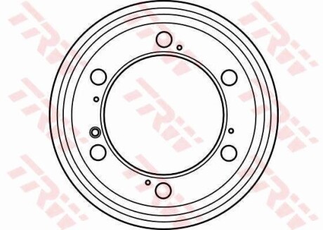 Тормозной барабан задний TRW DB4087