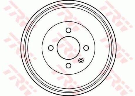 Тормозной барабан задний TRW DB4278