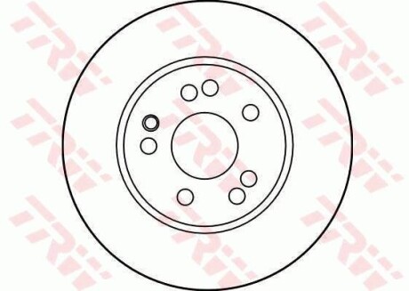 Тормозной диск передний вентилируемый TRW DF2749