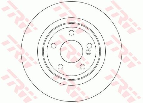 Тормозной диск задний невентилируемый TRW DF6358