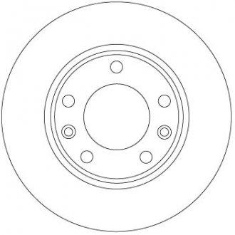 Тормозной диск TRW DF6910 (фото 1)