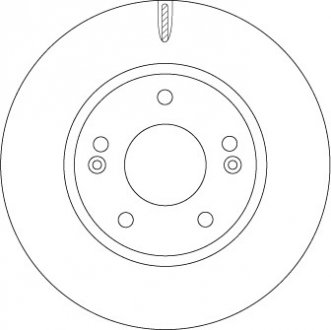 Гальмівний диск TRW DF6936 (фото 1)